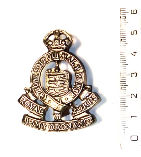Royal corps army ordance badge